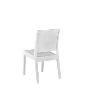 soldes ligne Beliani Lot De 2 Chaises De Jardin Blanches 14