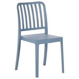 Beliani Lot De 2 Chaises De Jardin Bleues Neuve avec étiquette 12