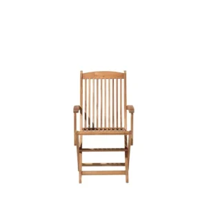 Beliani Lot De 2 Chaises De Jardin Bois Clair acheter 12