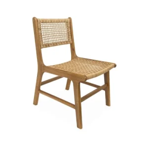 le grand escompte Alice’s Garden Lot De 2 Chaises De Jardin, Cannage Et Bois 14