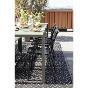 Zuiver Lot De 2 Chaises De Jardin En Métal Noir REMISE 12