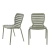 Zuiver Lot De 2 Chaises De Jardin En Métal Vert De Gris magasin en ligne france 20