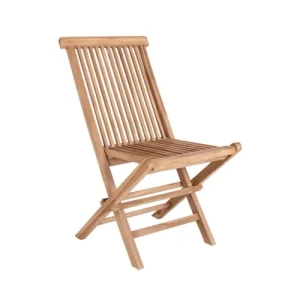 HOUSE NORDIC Lot De 2 Chaises De Jardin En Teck Bois Clair grande qualité 14