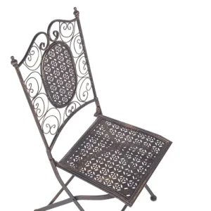 Beliani Lot De 2 Chaises De Jardin Noires Top ventes 16