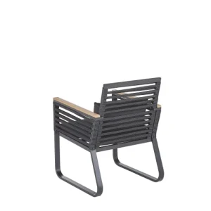 en ligne vente Beliani Lot De 2 Chaises De Jardin Noires 16