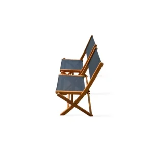 Oviala Lot De 2 Chaises Pliantes De Jardin En Bois Noir marques de renommée 12