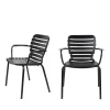 Zuiver Lot De 2 Fauteuils De Jardin En Métal Noir Top ventes 22