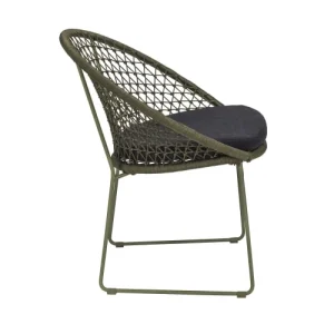 Now’s Home Lot De 2 Fauteuils De Table Outdoor En Métal Vert Olive ultratendance 18