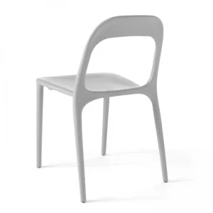 Oviala Lot De 4 Chaises En Plastique Blanc qualité d’originales 12