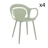 Now’s Home Lot De 4 Fauteuils De Table Vert Tilleul online boutique 16