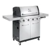 prix le plus bas Char-Broil Pack Barbecue à Gaz 4 Brûleurs Inox Gris Avec Tournebroche Et Plancha 19