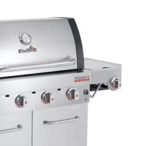 prix le plus bas Char-Broil Pack Barbecue à Gaz 4 Brûleurs Inox Gris Avec Tournebroche Et Plancha 11