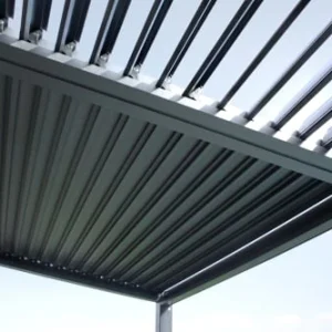 Acheter Dcb Garden Pergola Bioclimatique à Lames Orientables Noires 14