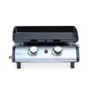 ultratendance Alice’s Garden Plancha Au Gaz Porthos 2 Brûleurs 5 Kw Barbecue Cuisine Extérieure 22