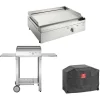 Planet Plancha électrique En Inox Chef 55 Cm Avec Chariot Ouvert + Housse REMISE allant jusqu. 7