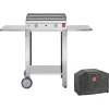 commentaire favorable Planet Plancha En Inox Chef Xl 55 Cm Avec Chariot Et Housse Chariot Simple 16