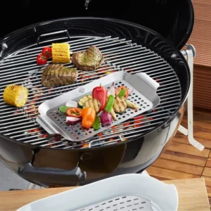 Dernières Nouveautés GEFU Poêle à Griller Barbecue 33×18,7 Cm En Acier Inoxydable Argent 6