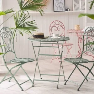 Beliani Set De 2 Chaises De Jardin Vert marque pas cher en ligne 10