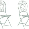 Beliani Set De 2 Chaises De Jardin Vert marque pas cher en ligne 19