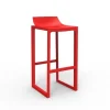 Vondom Tabouret De Bar Wall Street Plastique Rouge 42x86x42 Cm à prix imbattables 22