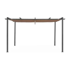 achetez Alice’s Garden Tente De Jardin, Pergola Aluminium 3x4m Taupe 10